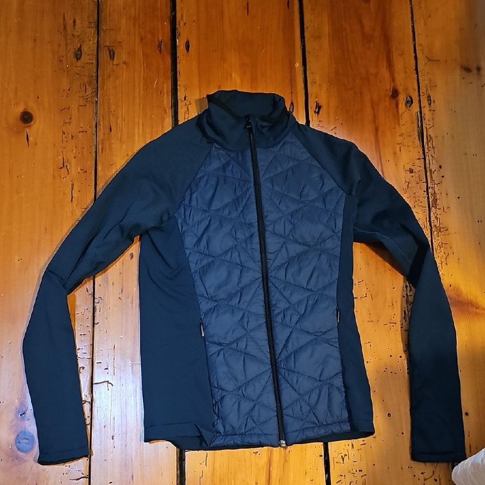 Athleta Black Quilted Puffer Jacket